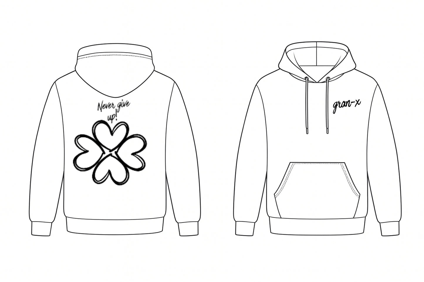 PULL ÉDITION LIMITÉE NEVER GIVE UP