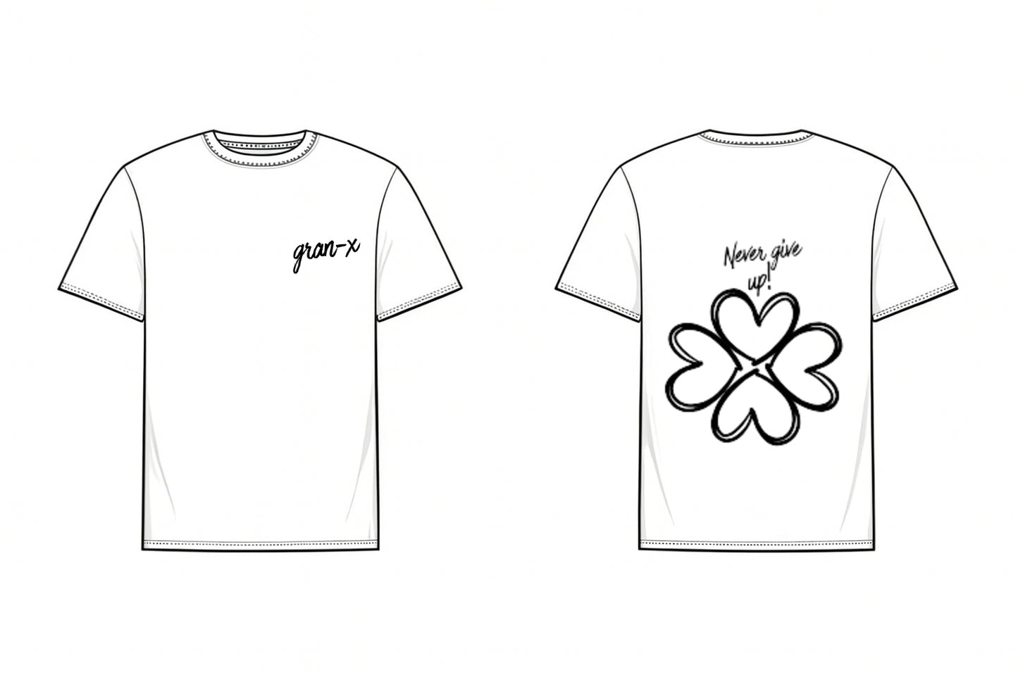 TEE-SHIRT ÉDITION LIMITÉE NEVER GIVE UP
