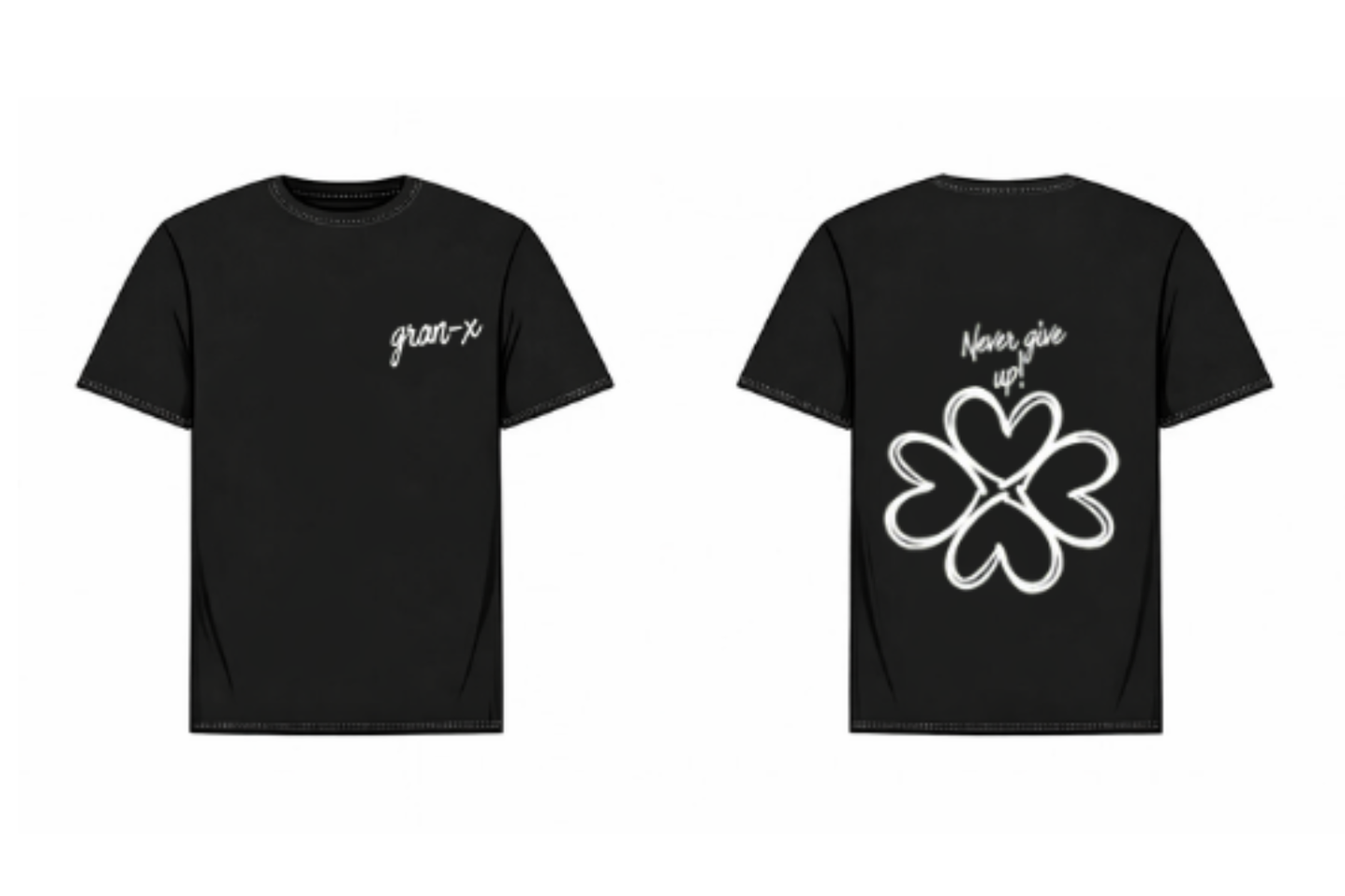 TEE-SHIRT ÉDITION LIMITÉE NEVER GIVE UP